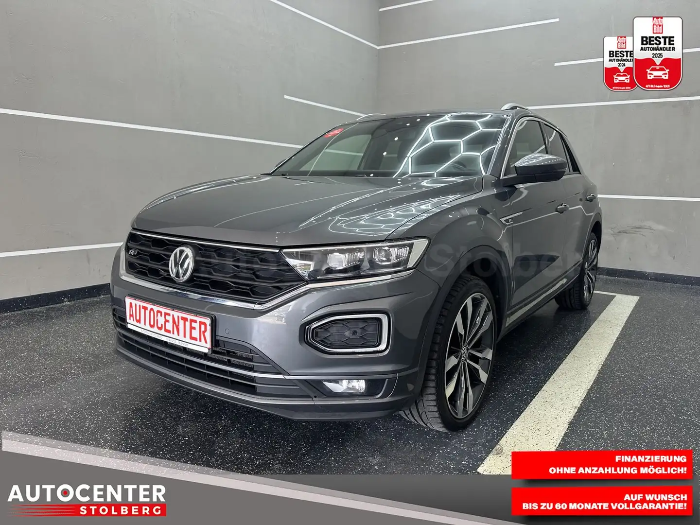 Volkswagen T-Roc Sport "1 HAND-R LINE-MULTI-KLIMA-ALU" Grau - 1