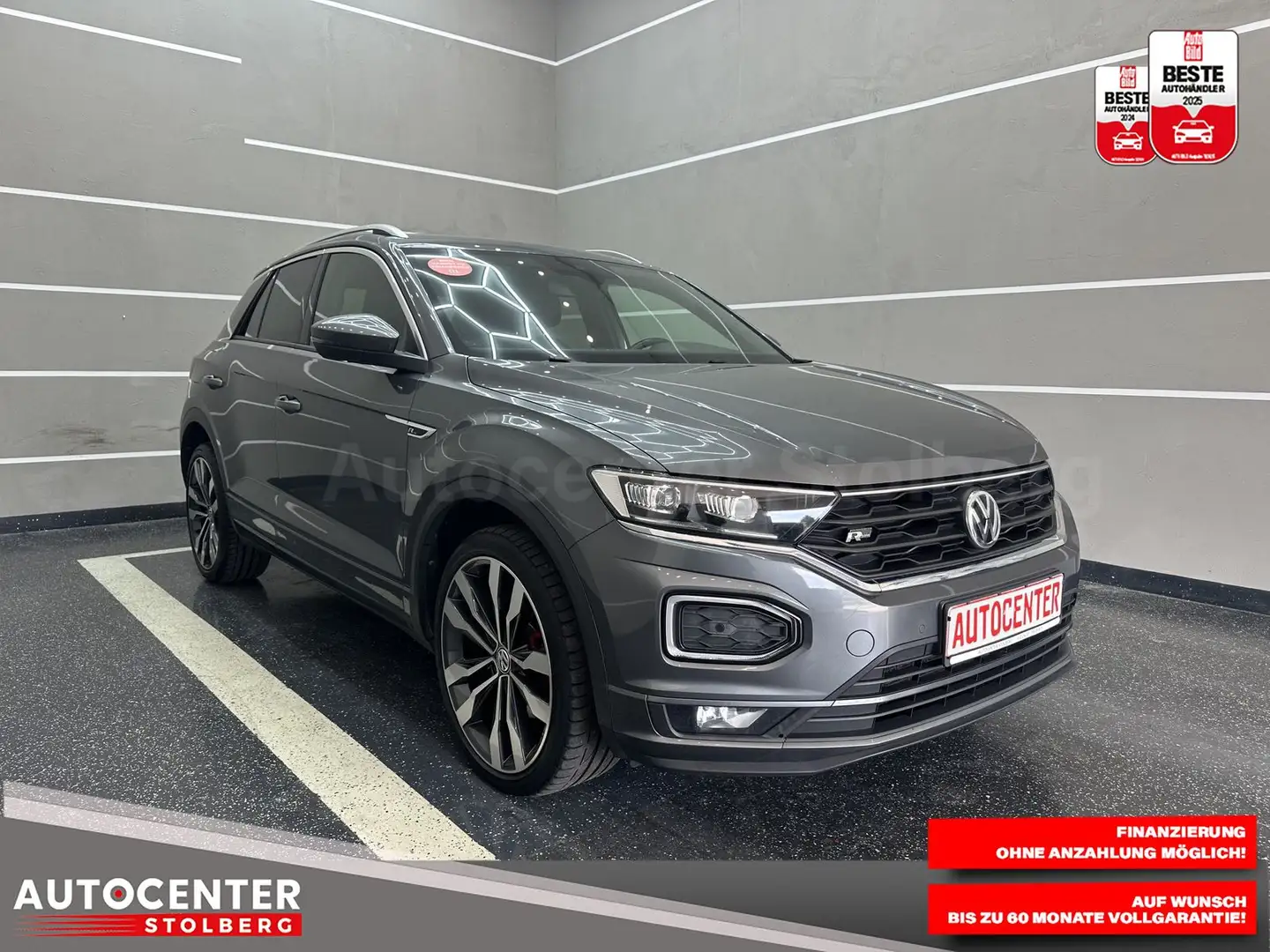 Volkswagen T-Roc Sport "1 HAND-R LINE-MULTI-KLIMA-ALU" Grau - 2
