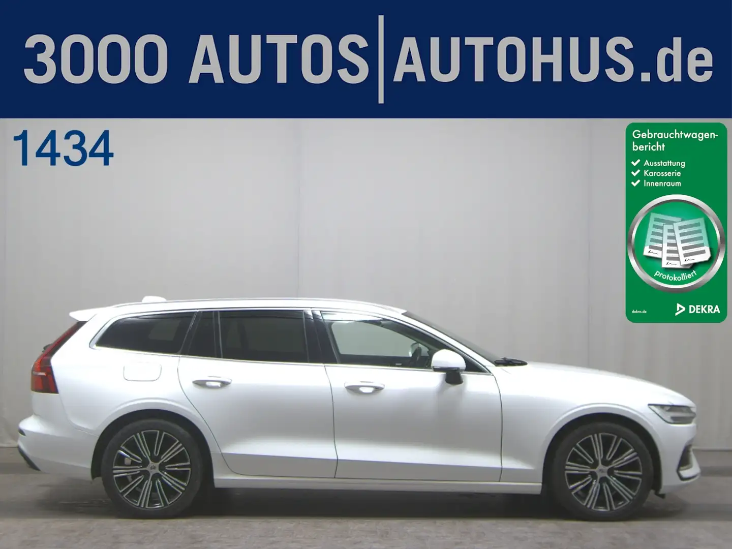 Volvo V60 D4 Inscription Leder Navi LED 360° AHK Weiß - 1