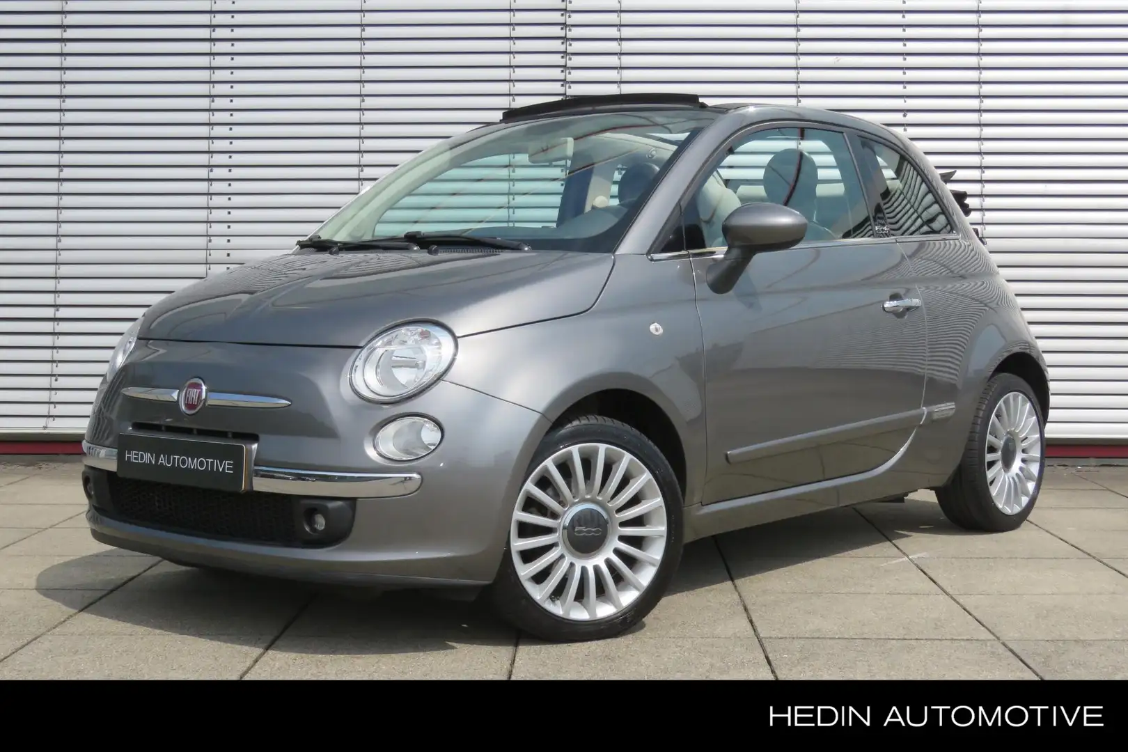 Fiat 500C TwinAir 85 Lounge | Open dak, grote glimlach - jou Grau - 1