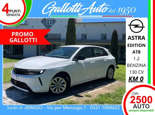 Opel Astra Edition s&s benzina 130cv at8 - SENZA VINCOLI DI