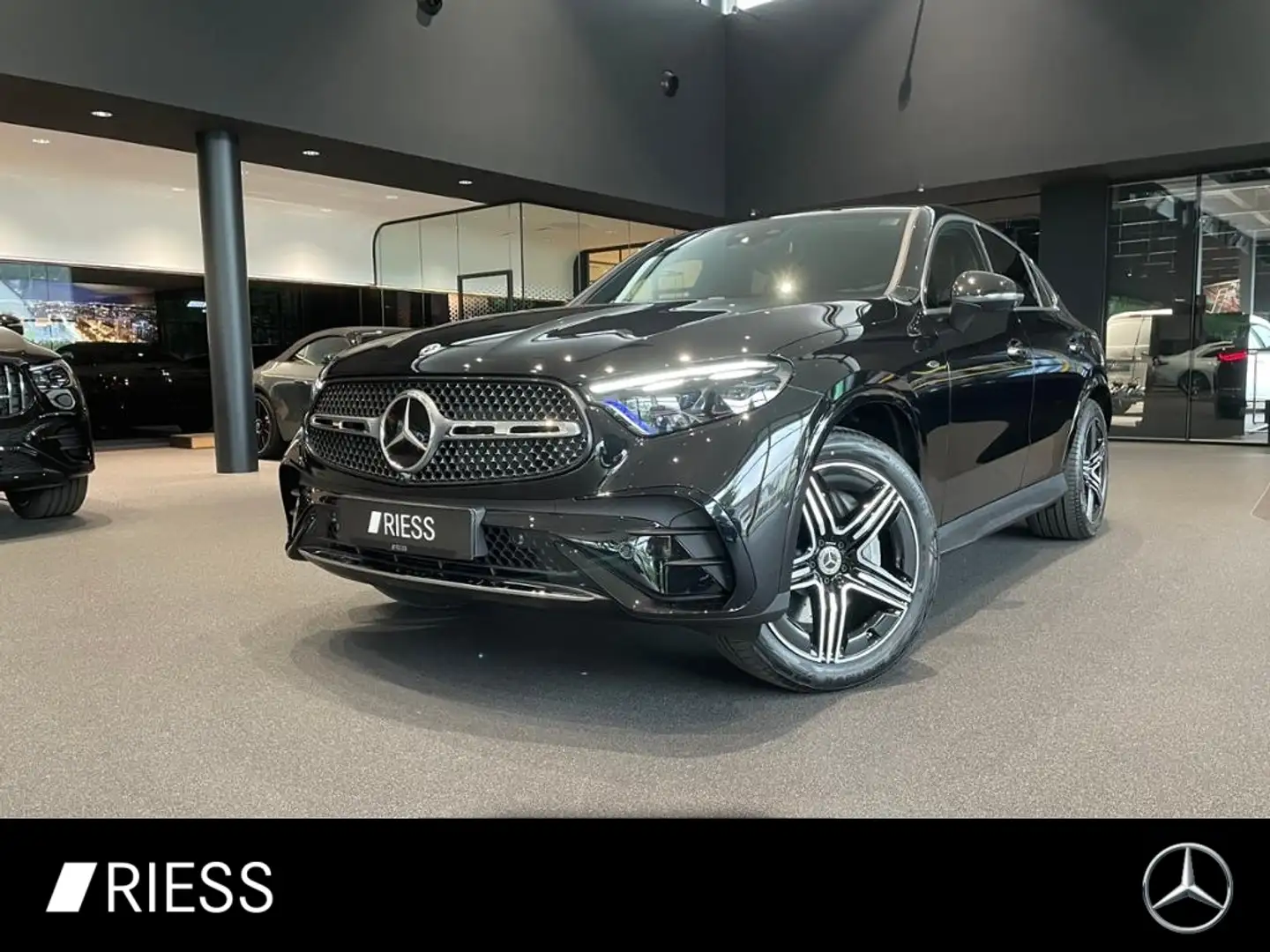 Mercedes-Benz GLC 300 de Coupé AMG+PANO+AHK+HUD+AIRM+HA LENK+ Noir - 1