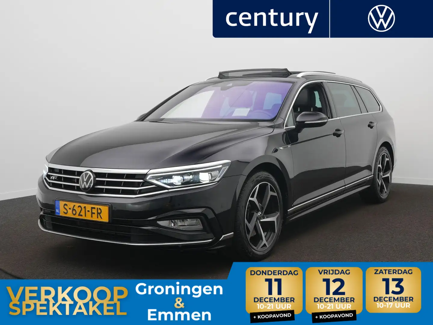 Volkswagen Passat Variant 1.5 TSI R-Line Business R-Line / DSG / Panoramadak Zwart - 1