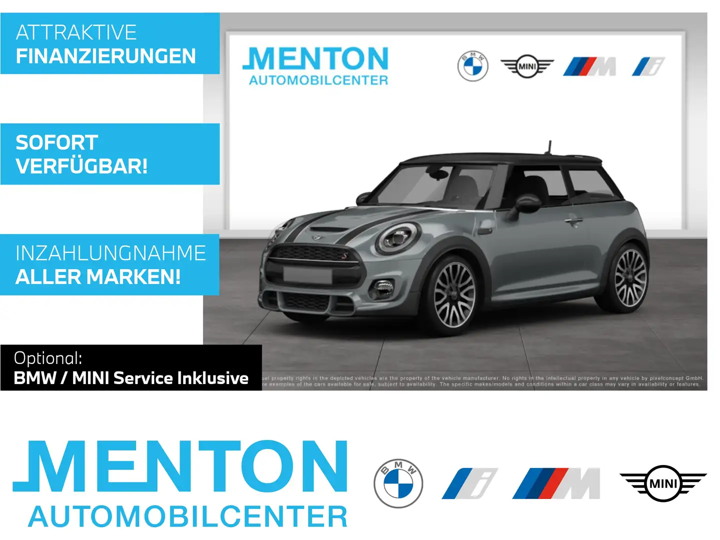 MINI Cooper S LED/Navi/Tempomat/Klimaaut./Shz Grau - 1