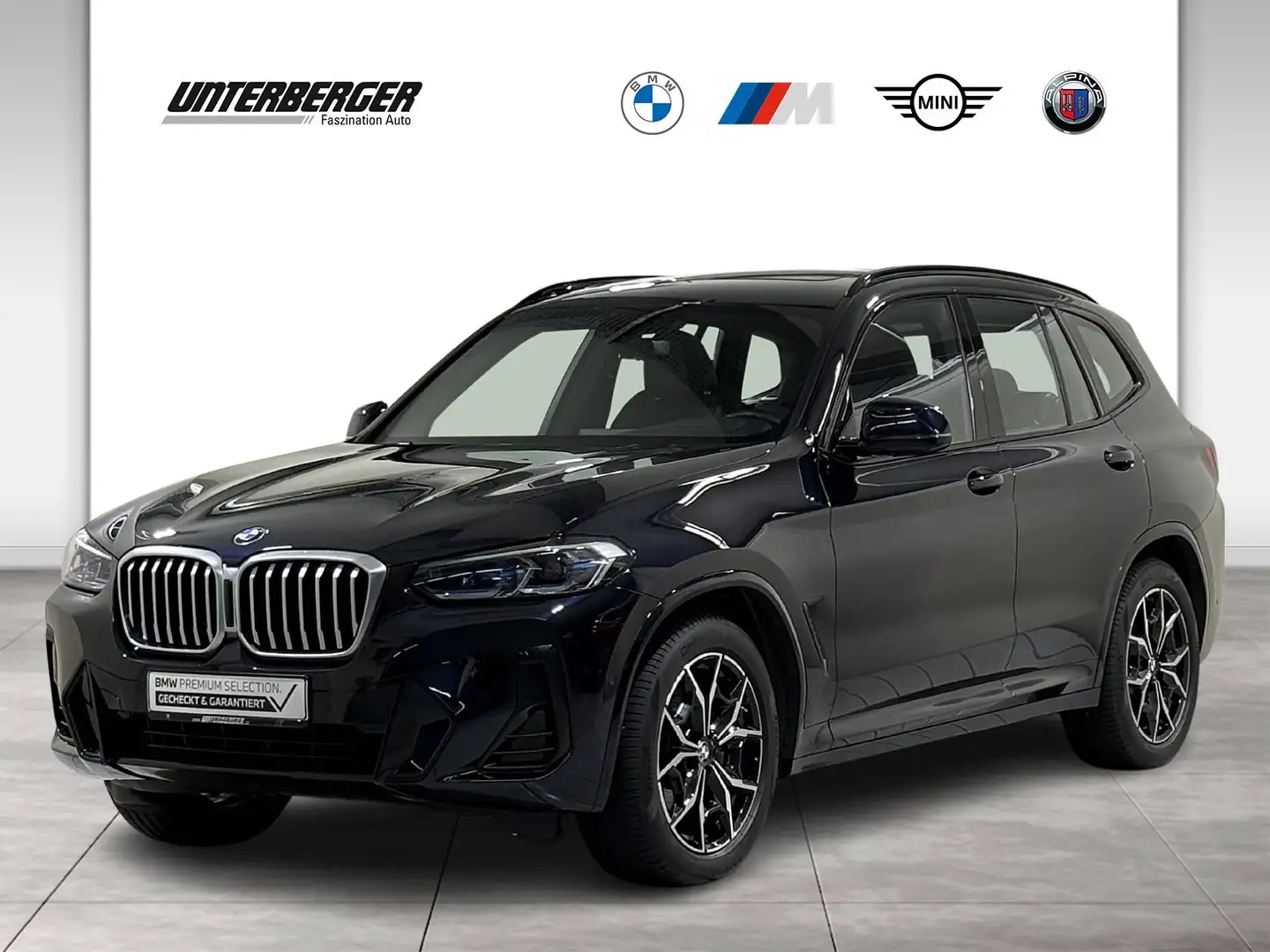 BMW X3 xDrive20d M Sportpaket AHK RFK HUD HiFi Pano Schwarz - 1