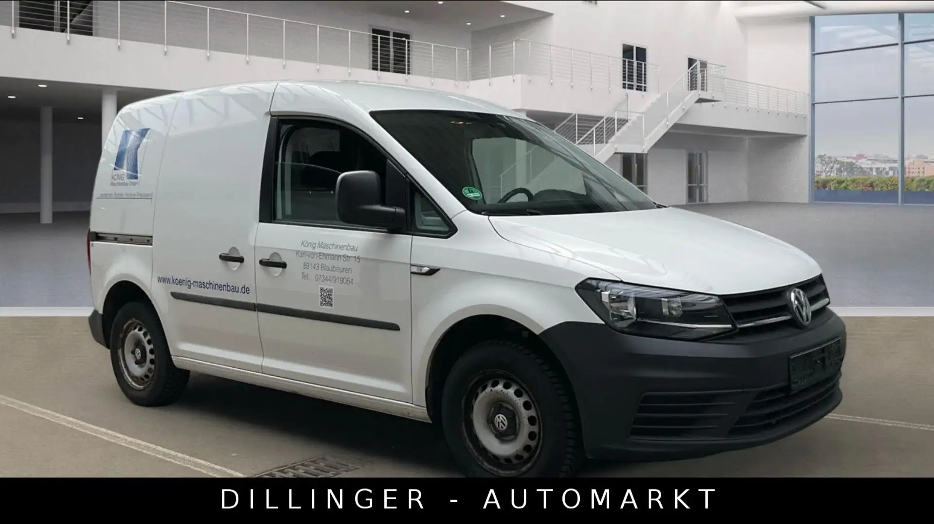 Volkswagen Caddy Nfz 1.6 TDI Kasten EcoProfi 102ps AHK Weiß - 2