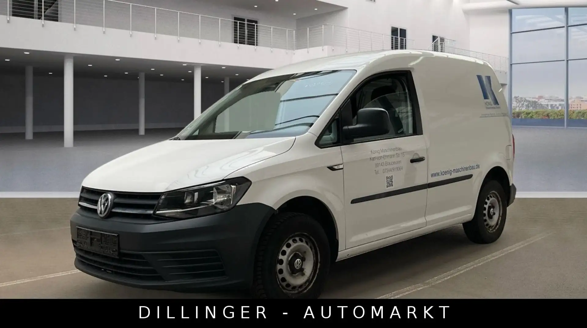 Volkswagen Caddy Nfz 1.6 TDI Kasten EcoProfi 102ps AHK Weiß - 1