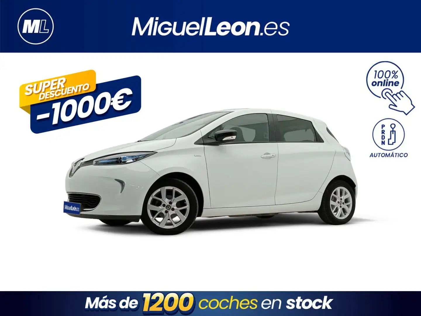 Renault ZOE Limited 40 R110 80kW Blanco - 1