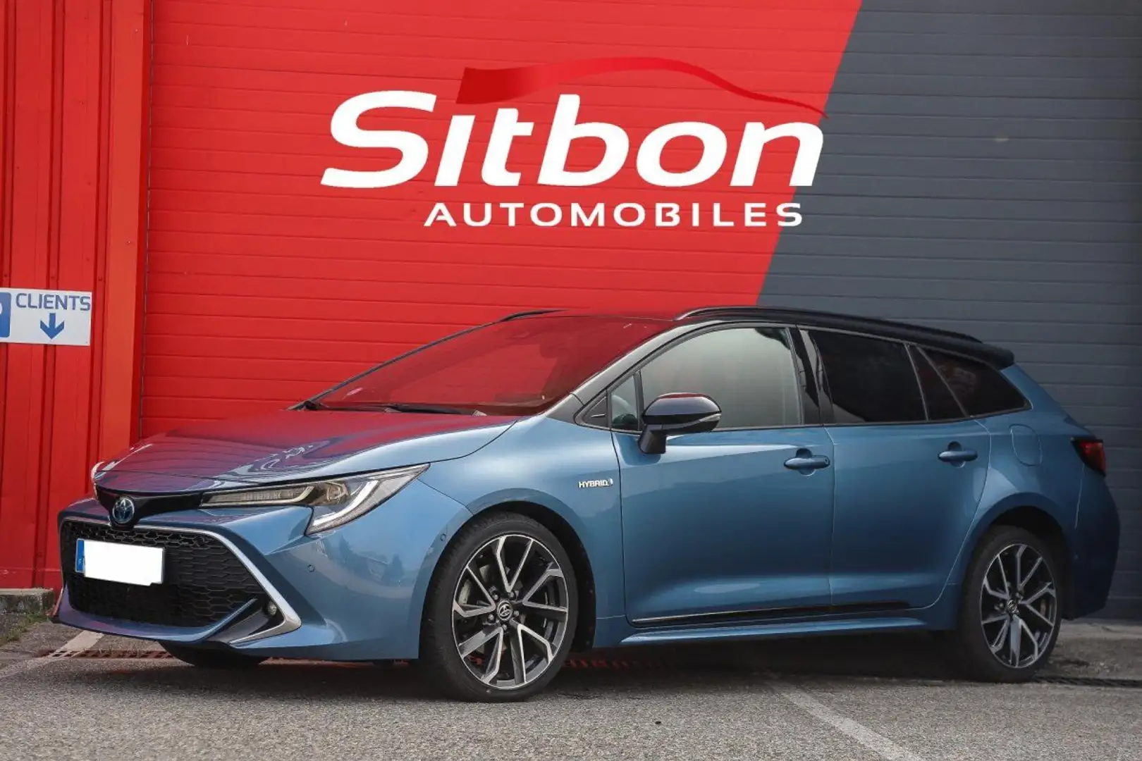 Toyota Corolla TOURING SPORT Hybride 184h CVT Bleu - 1