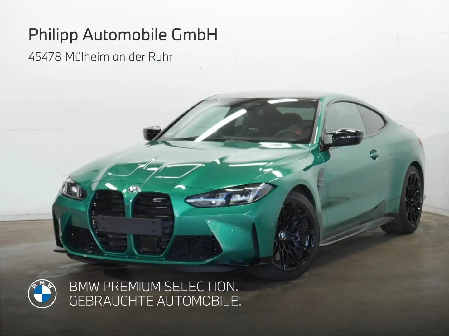 BMW M4 Competition xDrive FACELIFT h&k Kein Mietwagen DAB Groen - 2