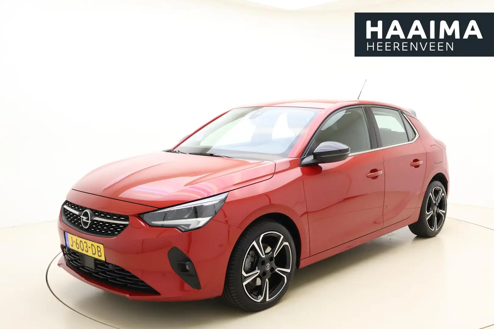 Opel Corsa 1.2 Turbo 100pk Automaat Elegance | Navigatie | Ac Rood - 1
