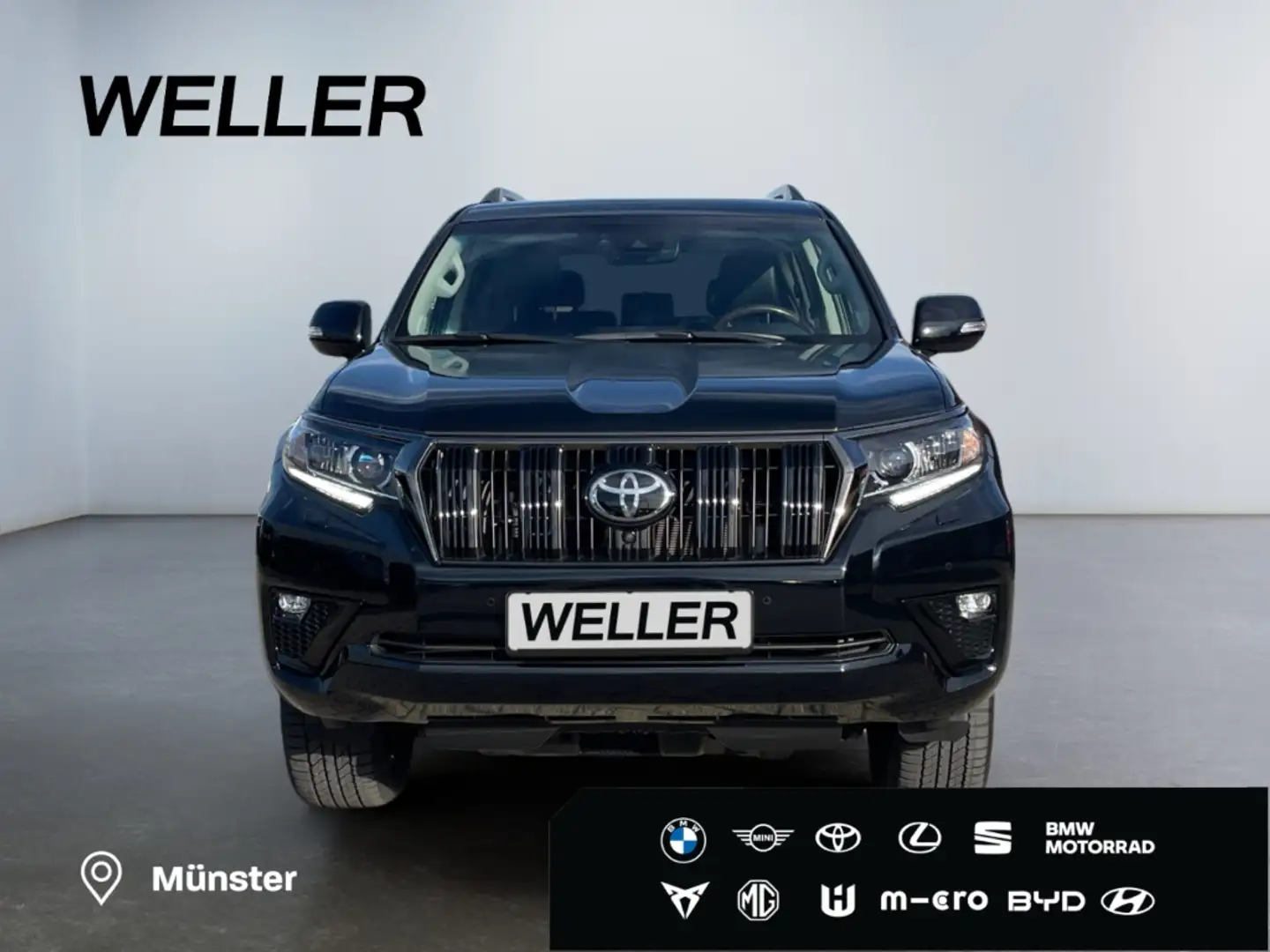 Toyota Land Cruiser 2.8 D-4D Automatik TEC-Edition *AHK* Zwart - 2