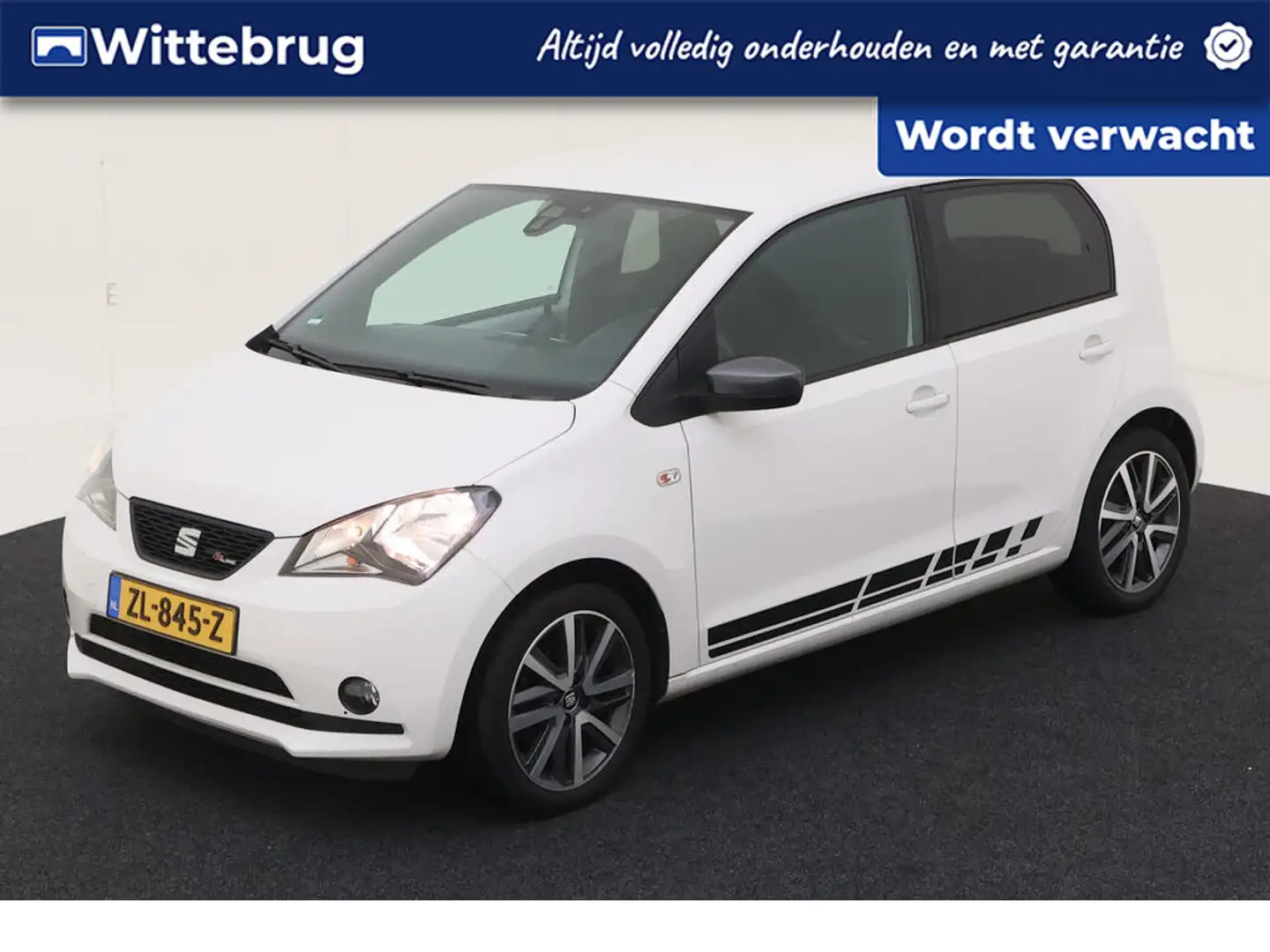 SEAT Mii 1.0 FR 60pk / verw. Voorstoelen / Donker Glas / LM Wit - 1