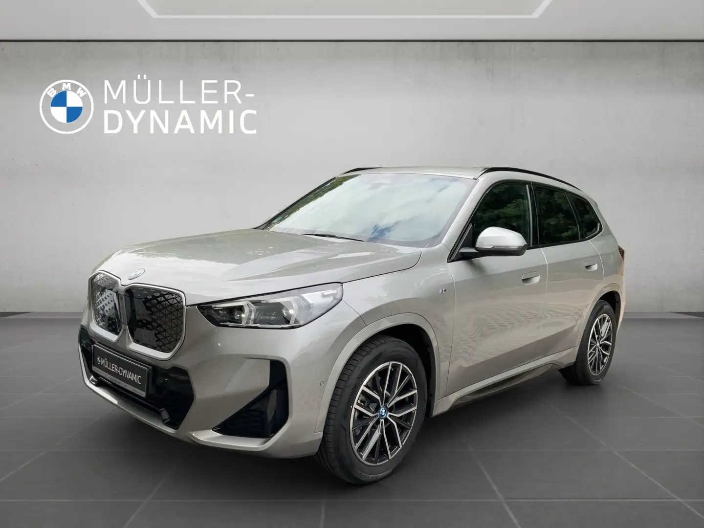 BMW iX1 eDrive20 M SPORT LED AHK RÜCKFAHR KOMFORTZUG SHZ D Argent - 1