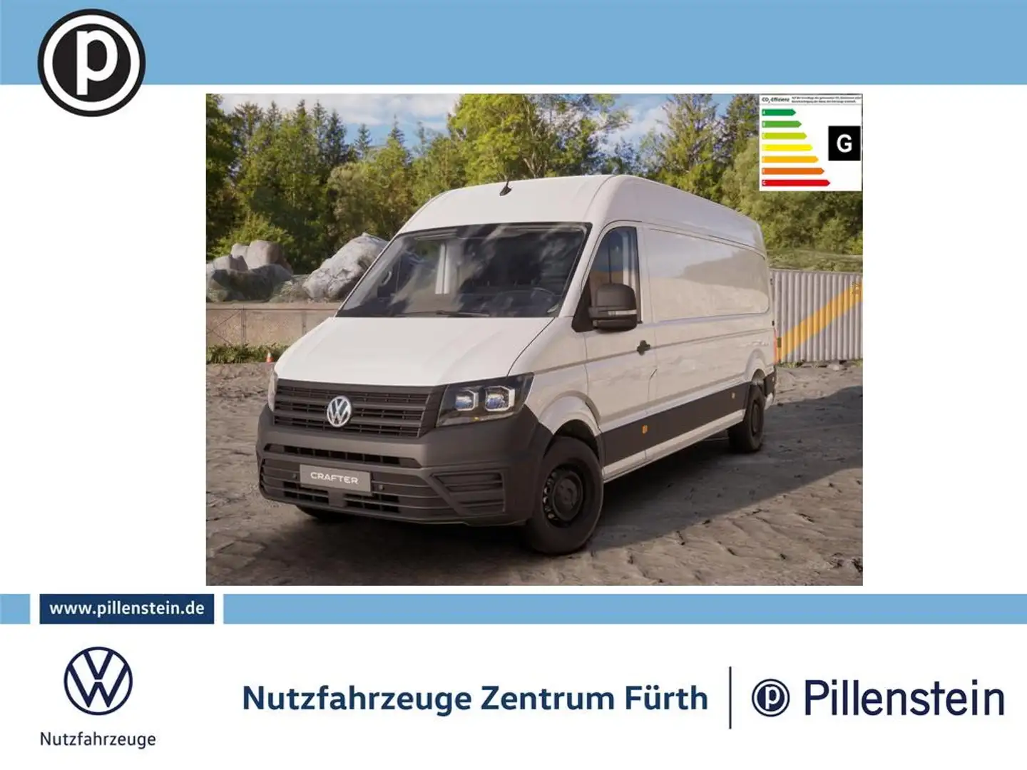 Volkswagen Crafter 35 Kasten LR HD KLIMA NAV KAMERA PDC GRA Wit - 1