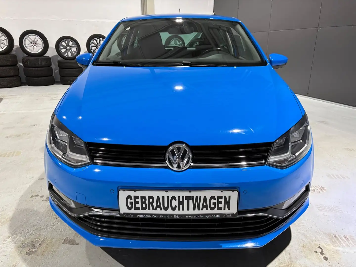 Volkswagen Polo 1.0 Lounge*Klimaaut.*Tempomat* Blau - 2