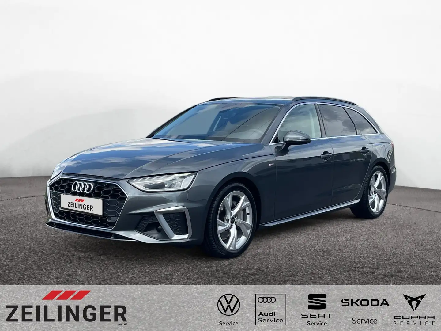 Audi A4 Avant S-Line TDI Tiptronic|PANO|AHK|SHZ|KAM Grau - 1