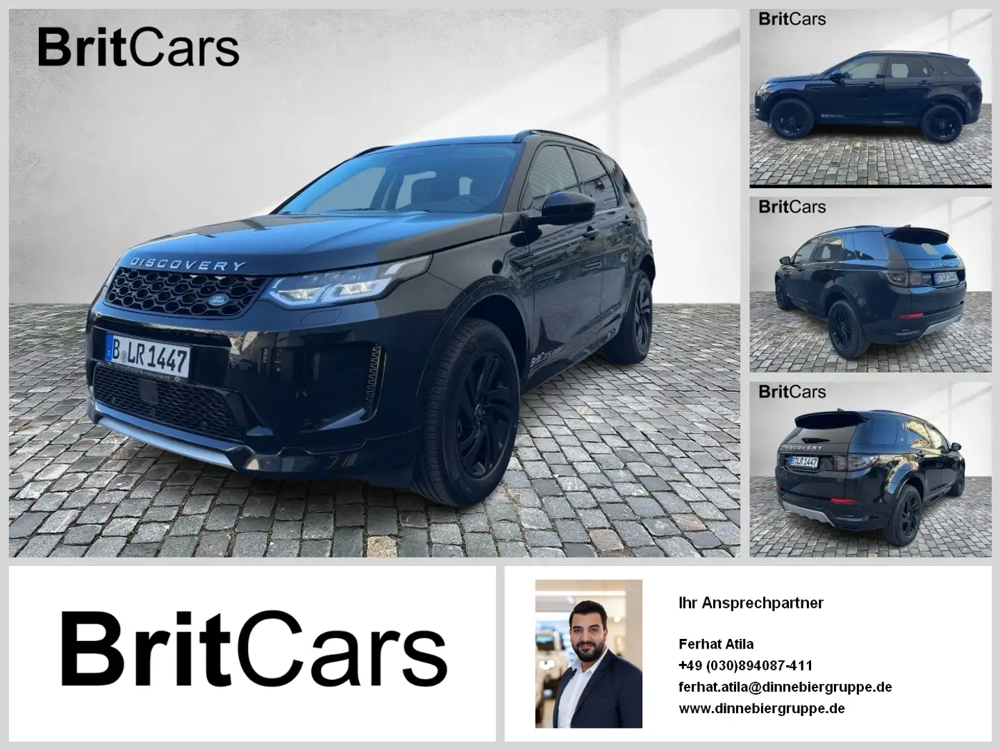 Land Rover Discovery Sport 1.5 Plug-in Hybrid P270e S ACC Schwarz - 1