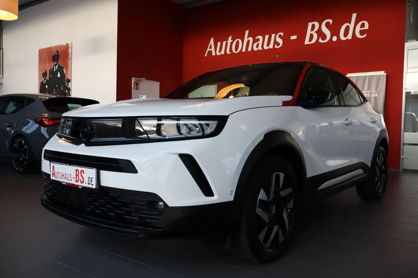 Opel Mokka e GS Line,Kamera,Navi,LED,1.Hand Weiß - 1