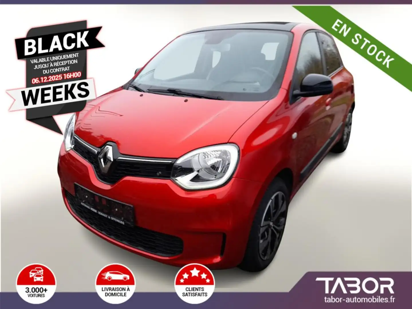 Renault Twingo 1.0 SCe 65 Zen Rouge - 1