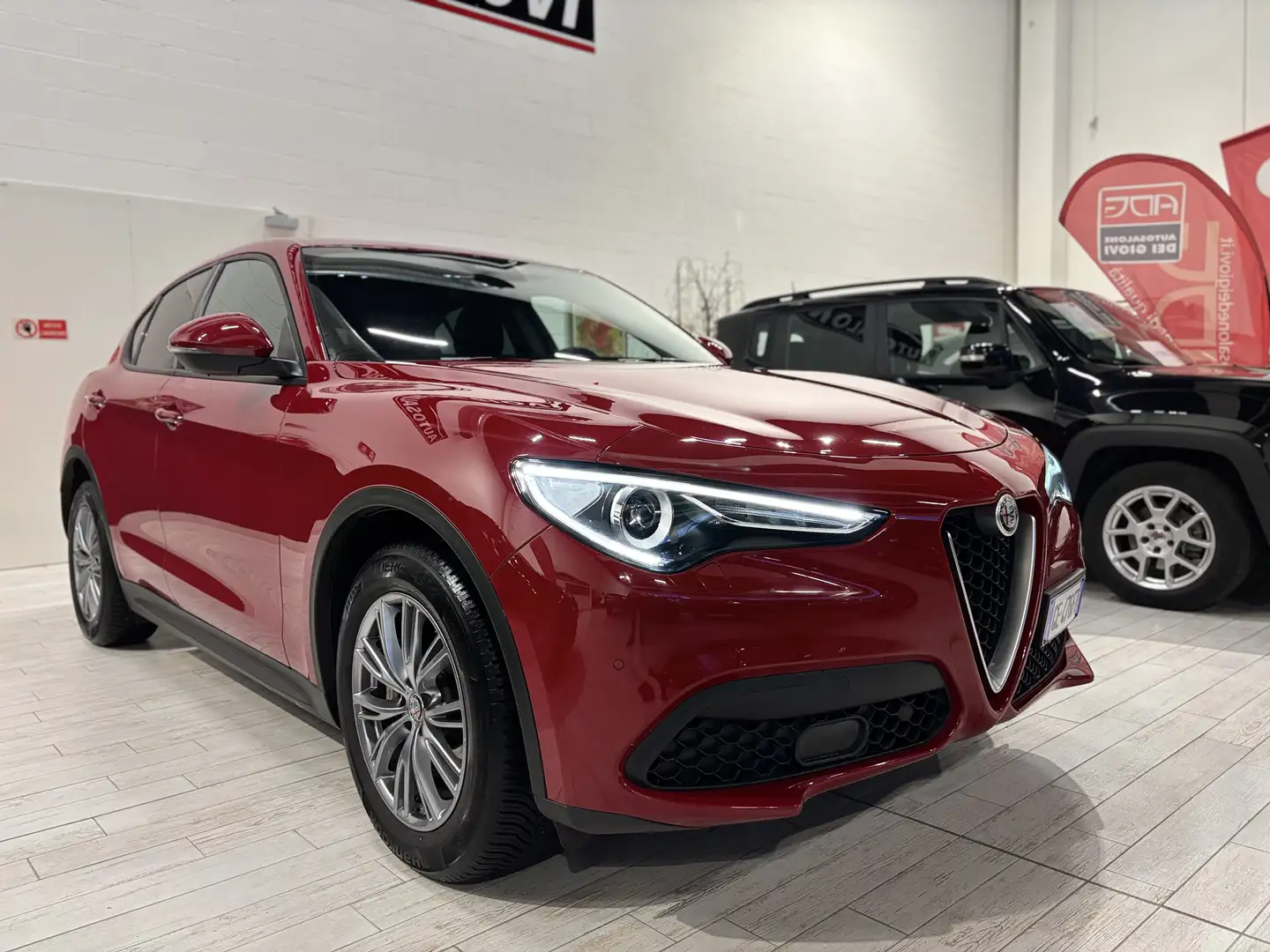 Alfa Romeo Stelvio SUPER 2.2 160CV AT8 FULL OPTIONAL KM. CERT. Rosso - 2