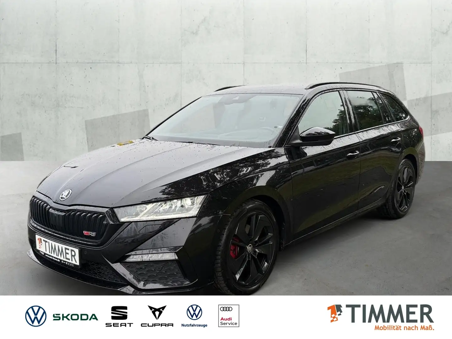 Skoda Octavia Combi 2.0 TDI DSG RS *MATRIX *ACC *RKAM *VIRTUAL Zwart - 1