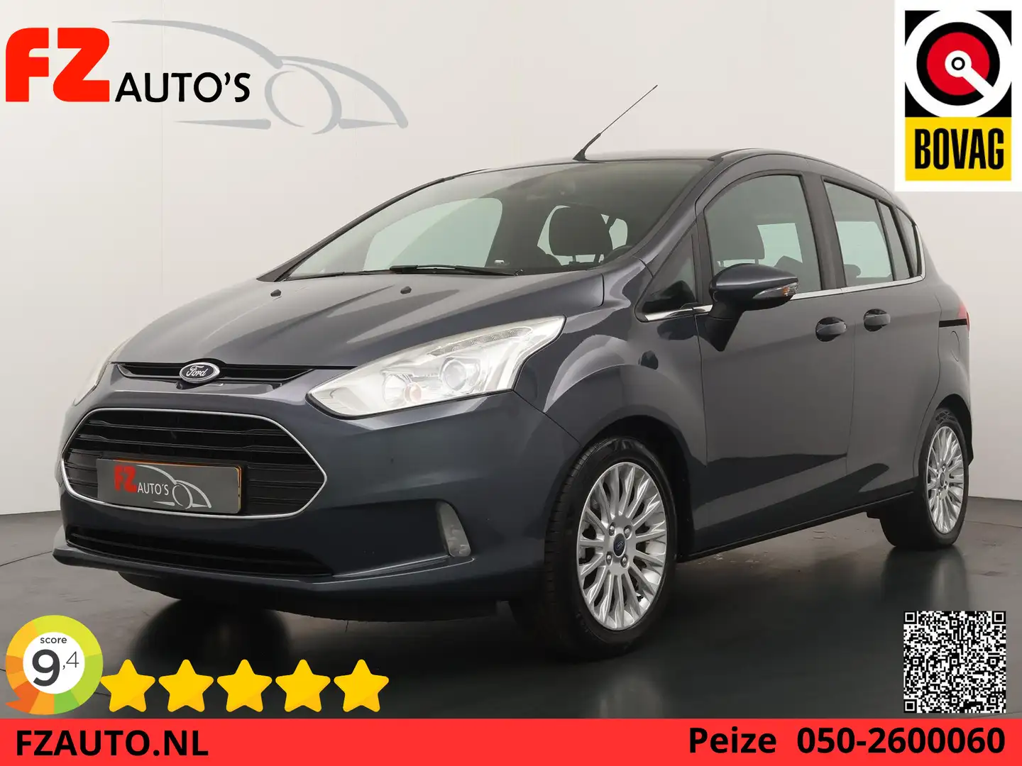 Ford B-Max 1.0 EcoBoost Titanium - Hoge instap - Metallic - L Gris - 1