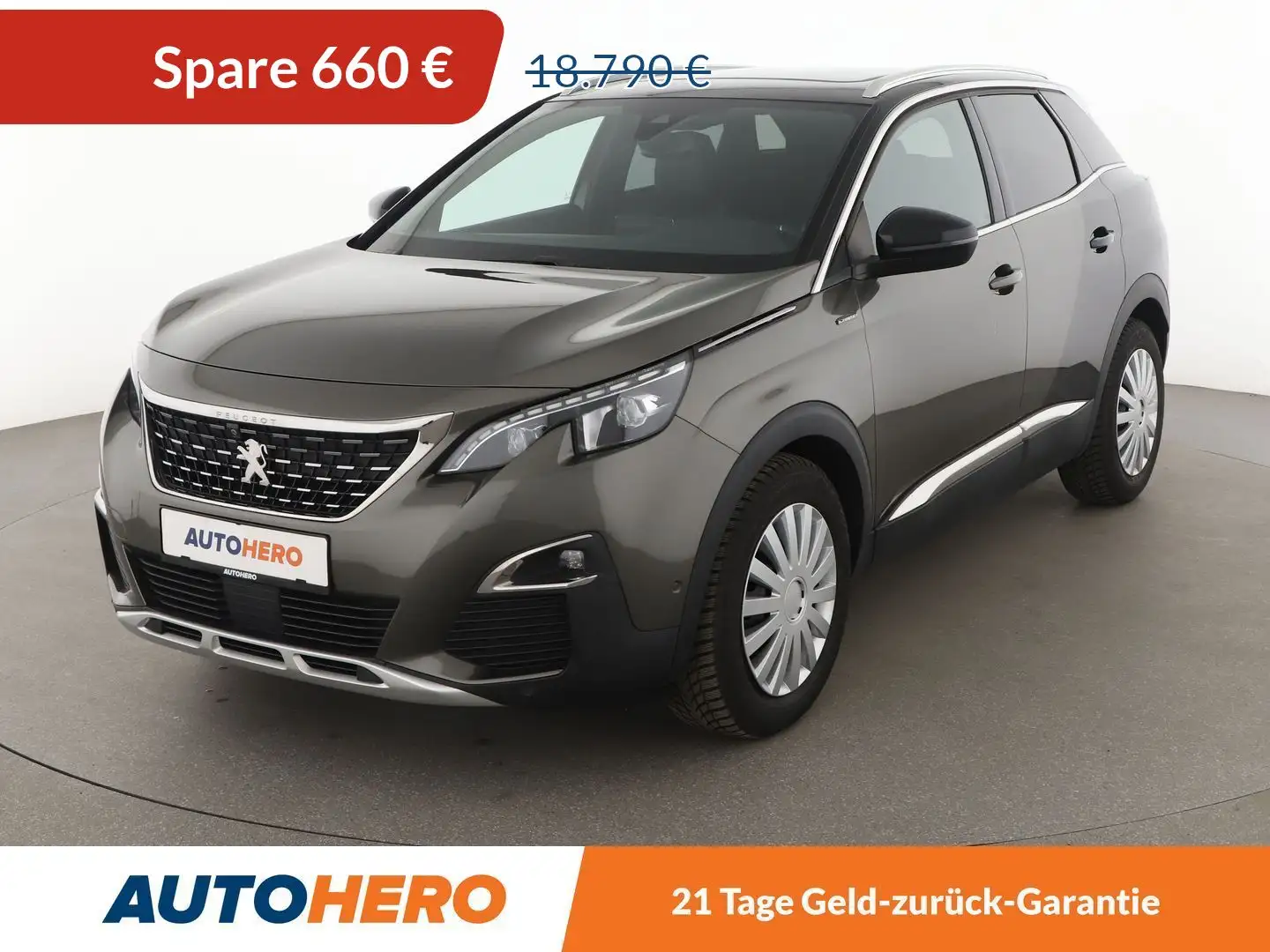 Peugeot 3008 2.0 Blue-HDi Allure*NAVI*LED*TEMPO*CAM*SHZ*AHK Gris - 1
