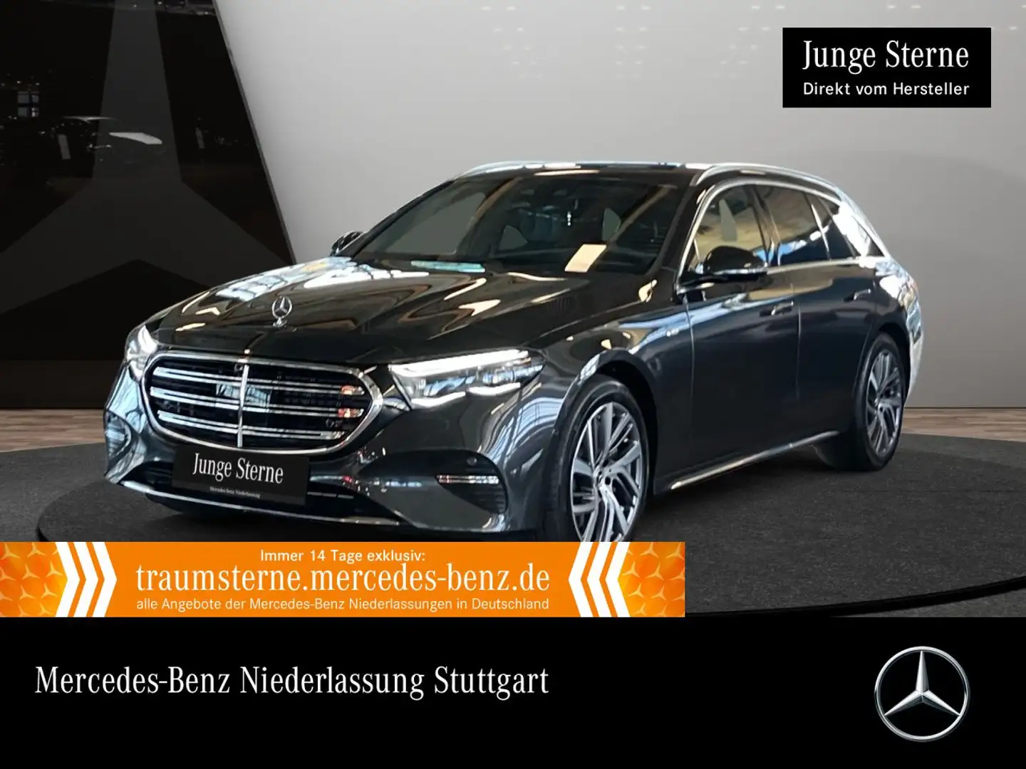 Mercedes-Benz E 300 de T Hybrid Exclusive Fahrass 360° Burmester Grau - 1
