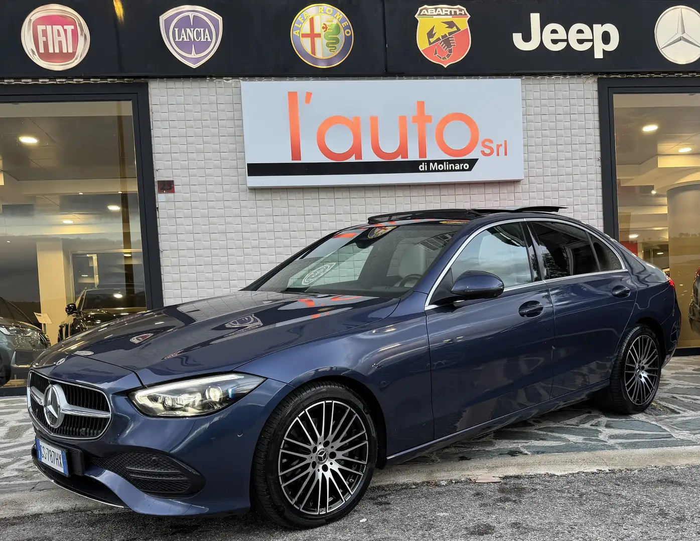 Mercedes-Benz C 220 Classe C220 Berlina 2024 d mhev 200cv TETTO!! Blau - 1