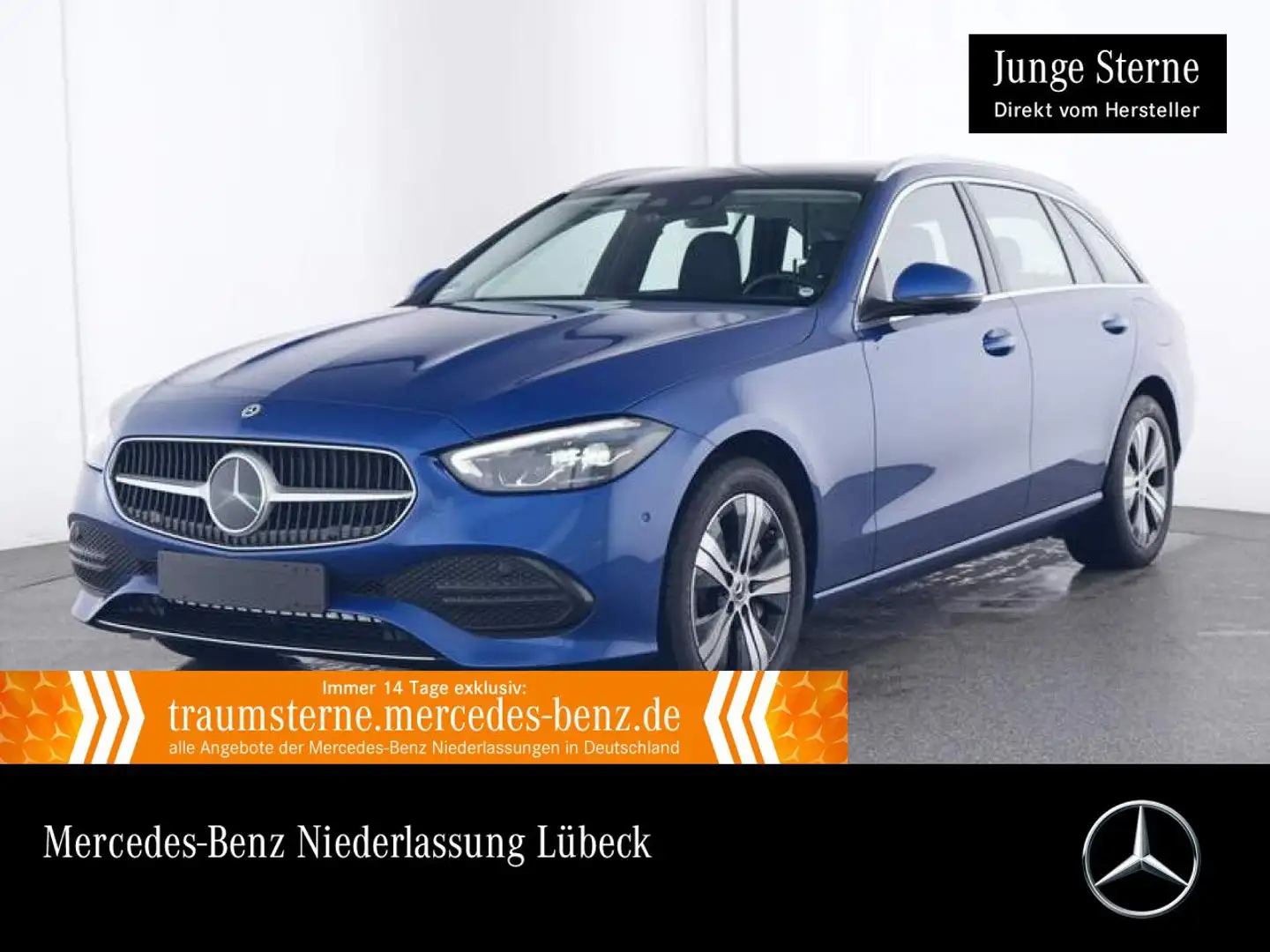 Mercedes-Benz C 300 de T AVANTG+PANO+AHK+LED+BURMESTER+KAMERA+9G Blau - 1