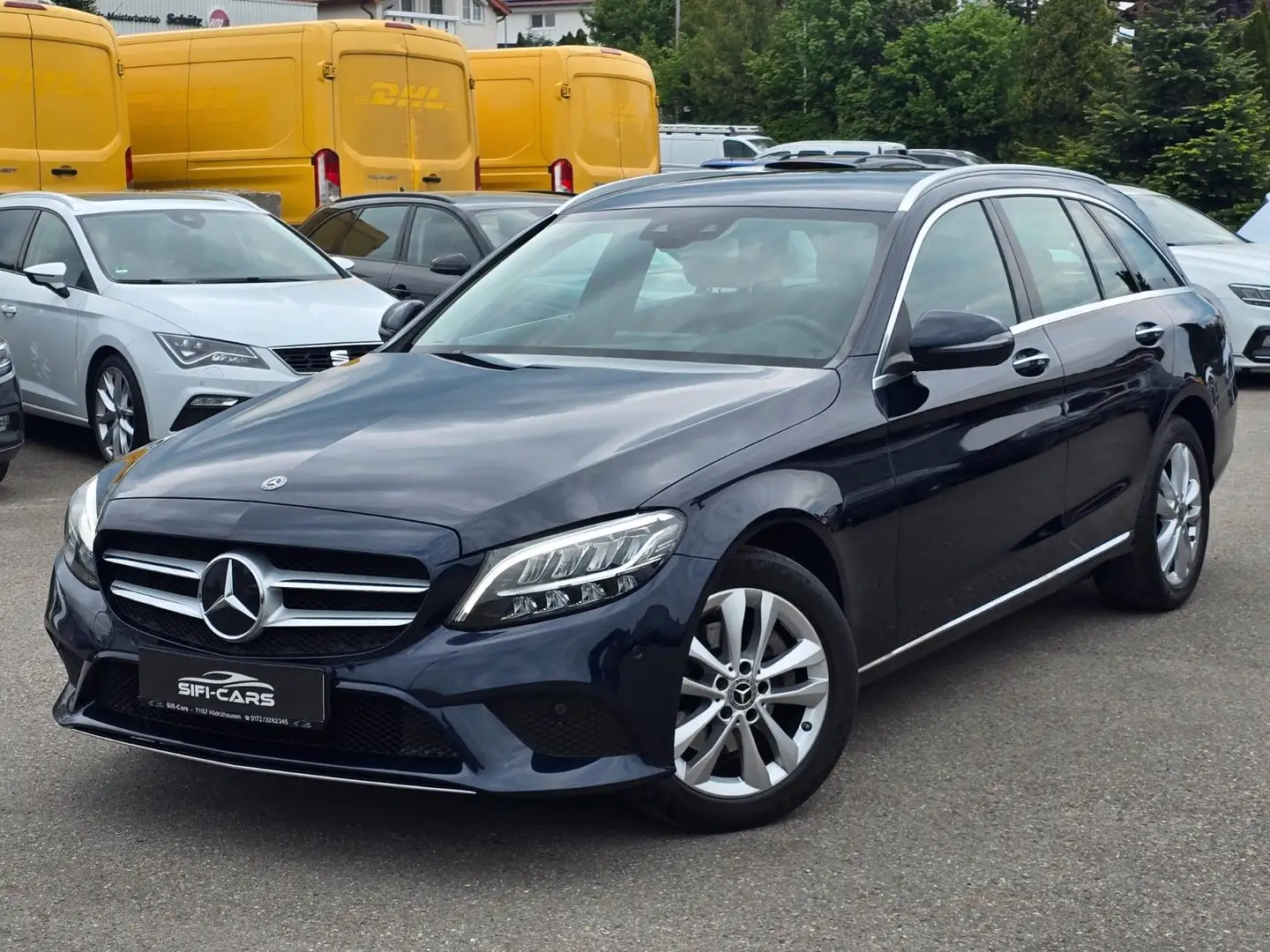 Mercedes-Benz C 220 T d*AVANTGARDE*9G*NAVI*LEDER*LED*AHK*STAND Blau - 1