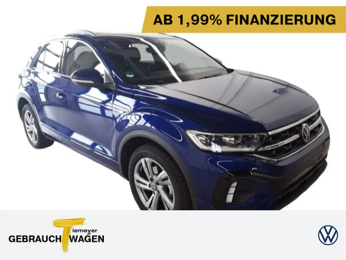 Volkswagen T-Roc 1.5 TSI DSG R-LINE NAVI KAMERA ACC SITZHZ Blau - 1