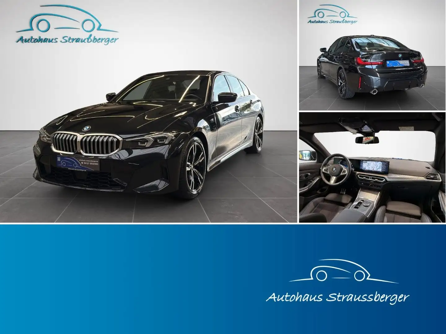 BMW 320 xd lim M Sport AHK ACC STHZ Driving Assistant Schwarz - 1