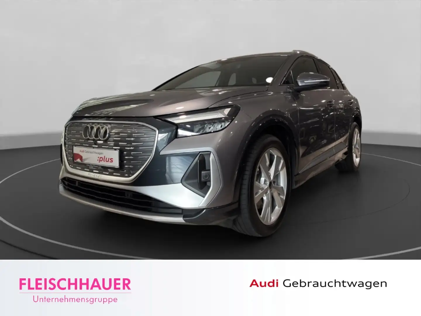 Audi Q4 e-tron 50 quattro LED+ACC+NAVI+RFK+SHZ+VC+CARPLAY+S-LINE Grau - 1