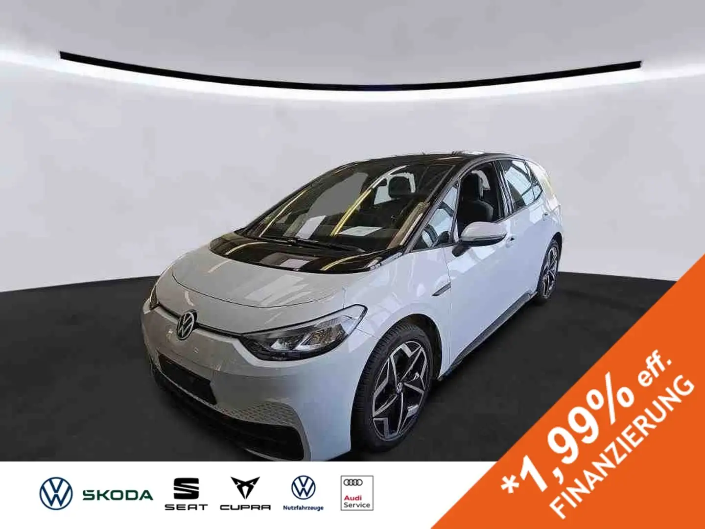 Volkswagen ID.3 PRO PERF. 62 kWh LIFE +LED +ACC +CARPLAY +19" +NA Weiß - 1