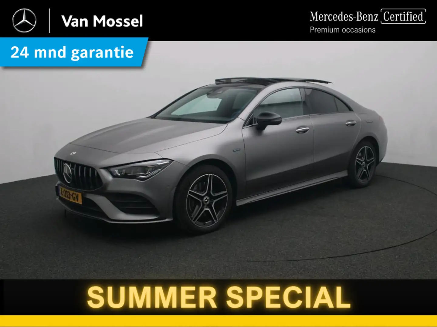 Mercedes-Benz CLA 250 e Business Solution AMG Limited / Panoramadak/ Nig Grijs - 1
