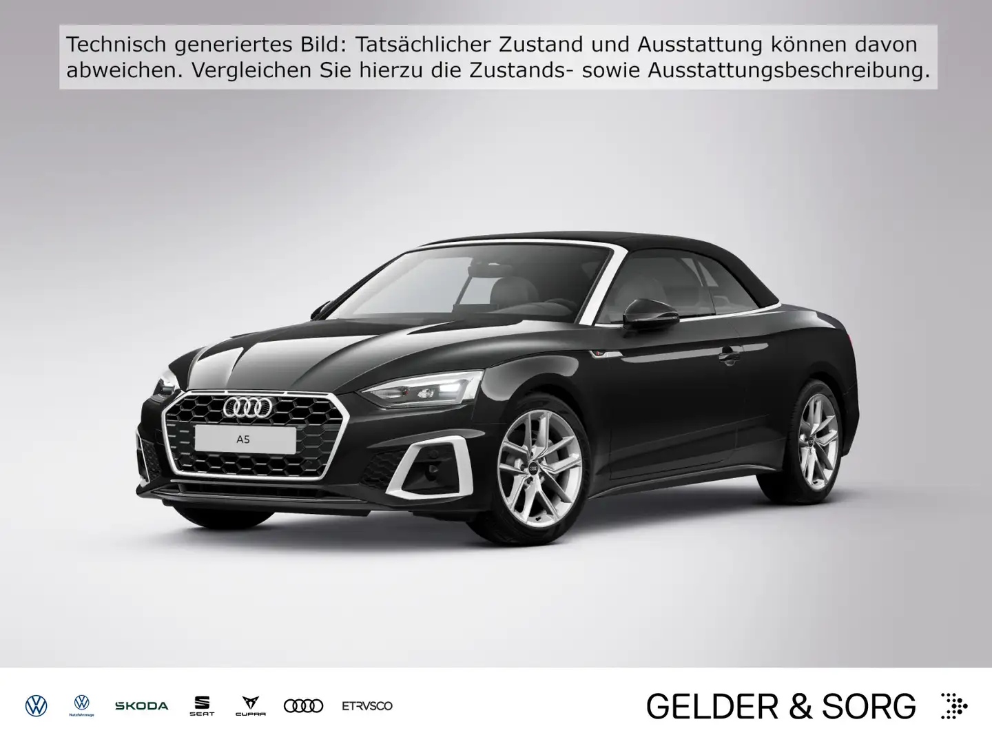 Audi A5 40 TFSI S line LED*RFK*Memory*Sound Schwarz - 1