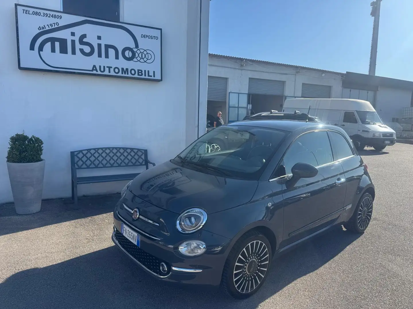 Fiat 500 500 III 2015 1.2 Lounge 69cv Grigio - 1