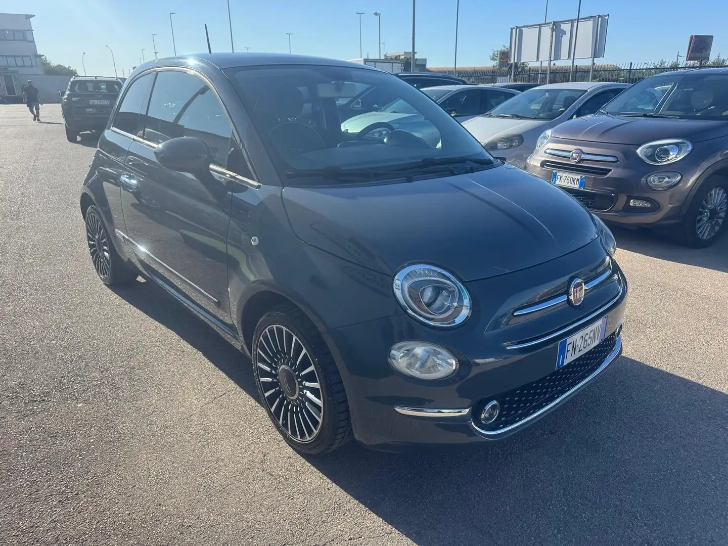 Fiat 500 500 III 2015 1.2 Lounge 69cv Grigio - 2