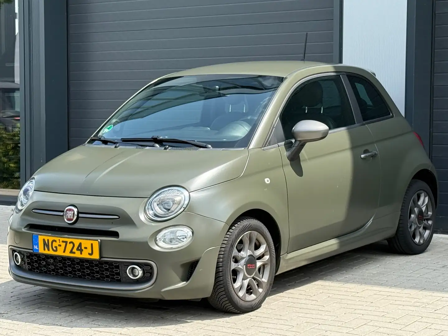 Fiat 500 0.9 TwinAir Turbo Sport / 2017 / APK / Mat Groen Groen - 2