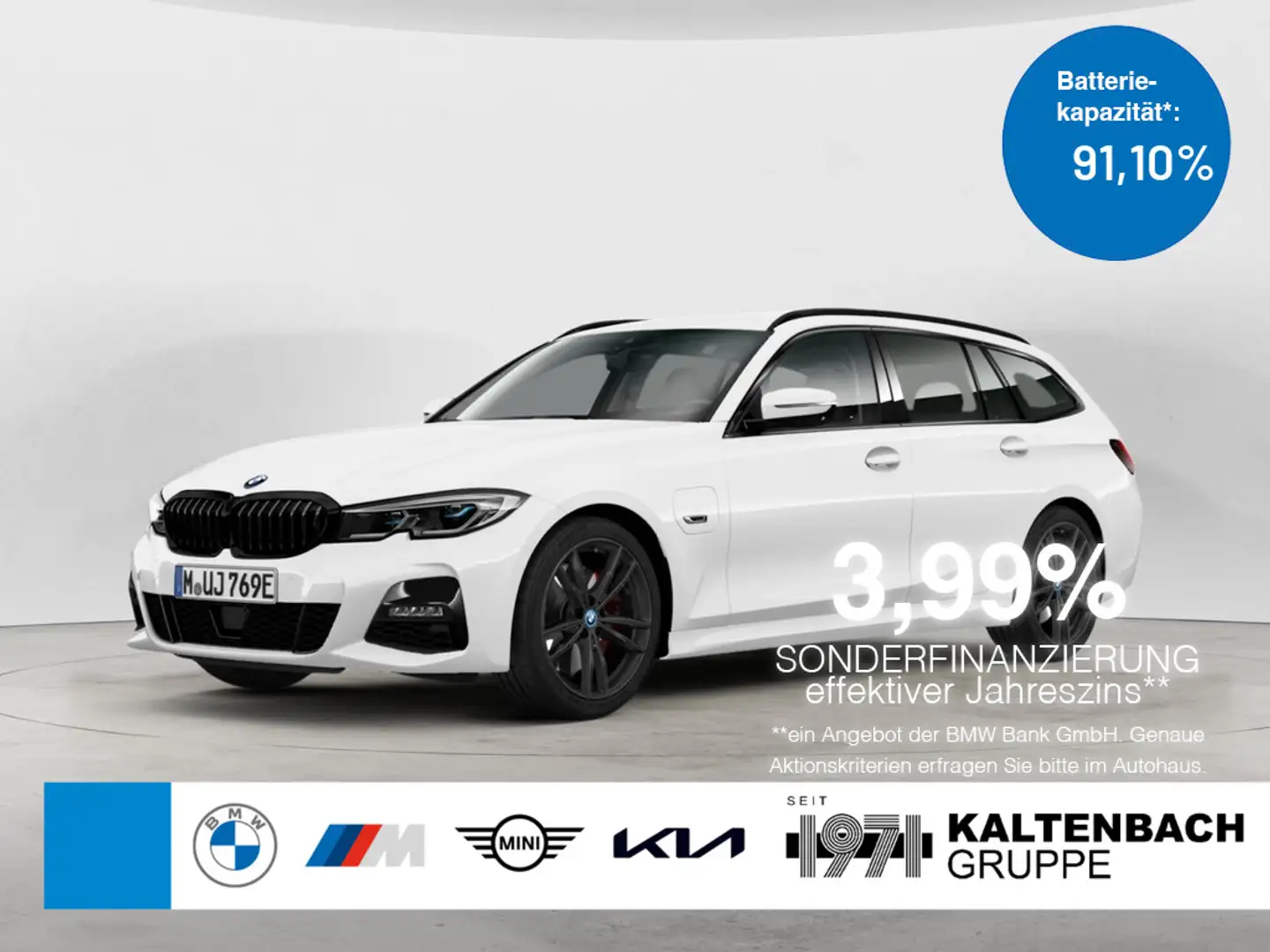 BMW 330 e Touring xDrive M-Sport AHK ACC HUD 360° Wit - 1