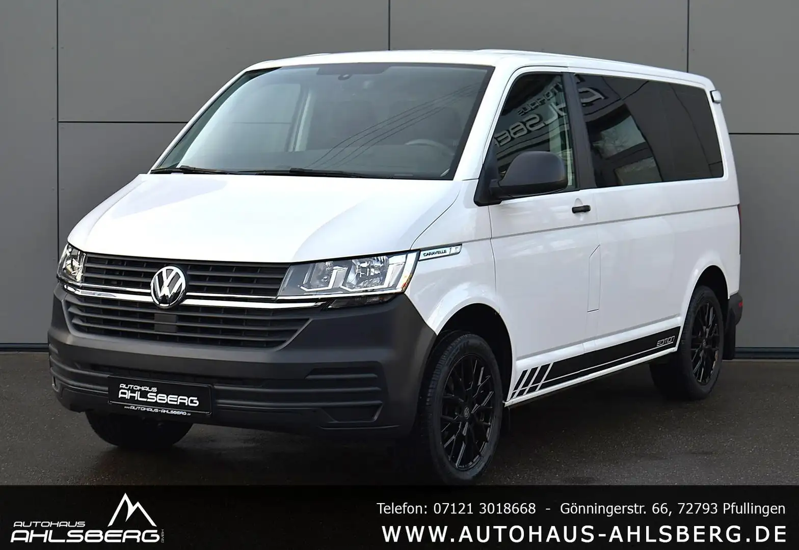 Volkswagen T6 Caravelle T6.1 CARAV.EDITION/ 9-SITZ/1.HAND/PDC/BT/AHK/DAB Weiß - 1