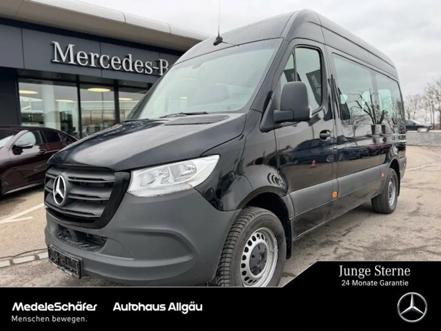 Mercedes-Benz Sprinter SPRINTER 319 TOURER L2H2 ELEKTR TÜR 9SITZE 2/2/3 Schwarz - 1