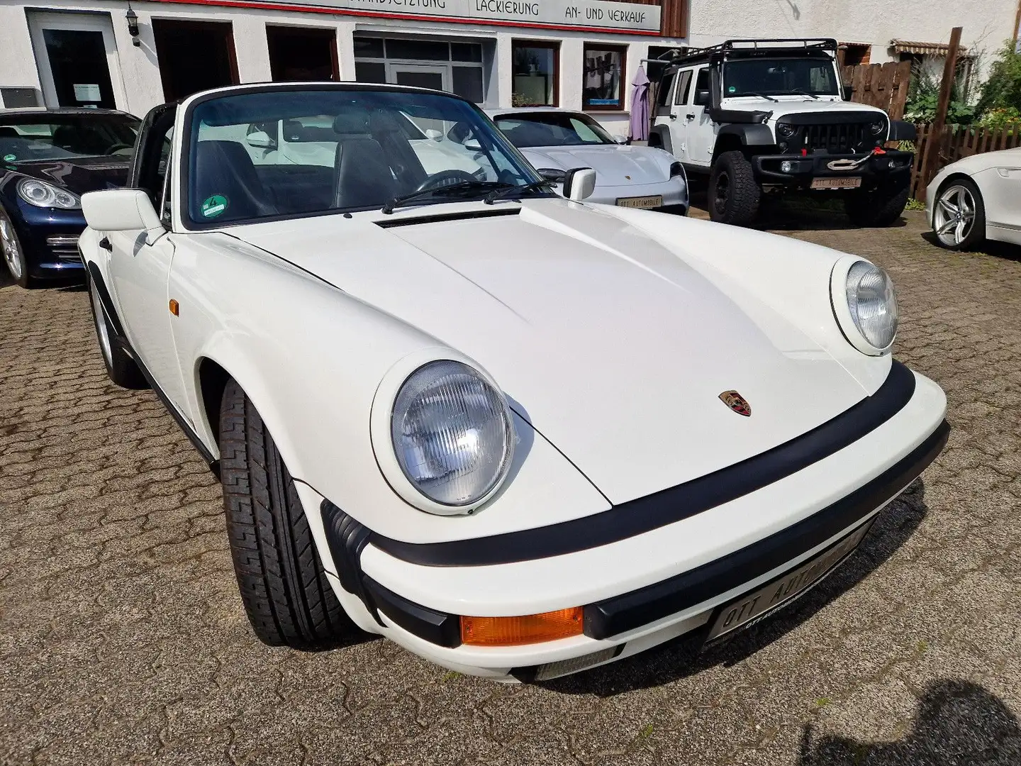 Porsche 911 CARRERA 3.2  TARGA "TRAUMZUSTAND" SCHECKHEFT Blanc - 2