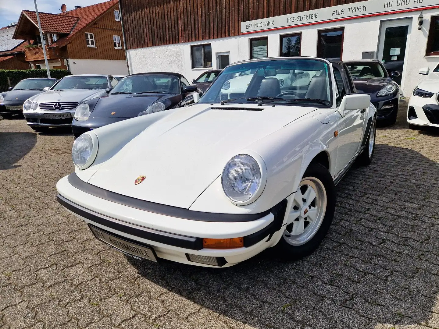 Porsche 911 CARRERA 3.2  TARGA "TRAUMZUSTAND" SCHECKHEFT Blanc - 1