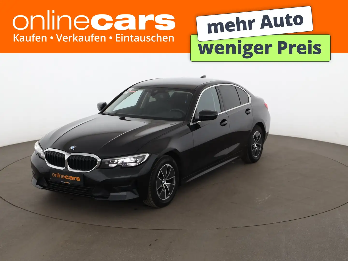 BMW 316 d Limousine Advantage Aut LED LEDER NAV SITZHZ Schwarz - 1