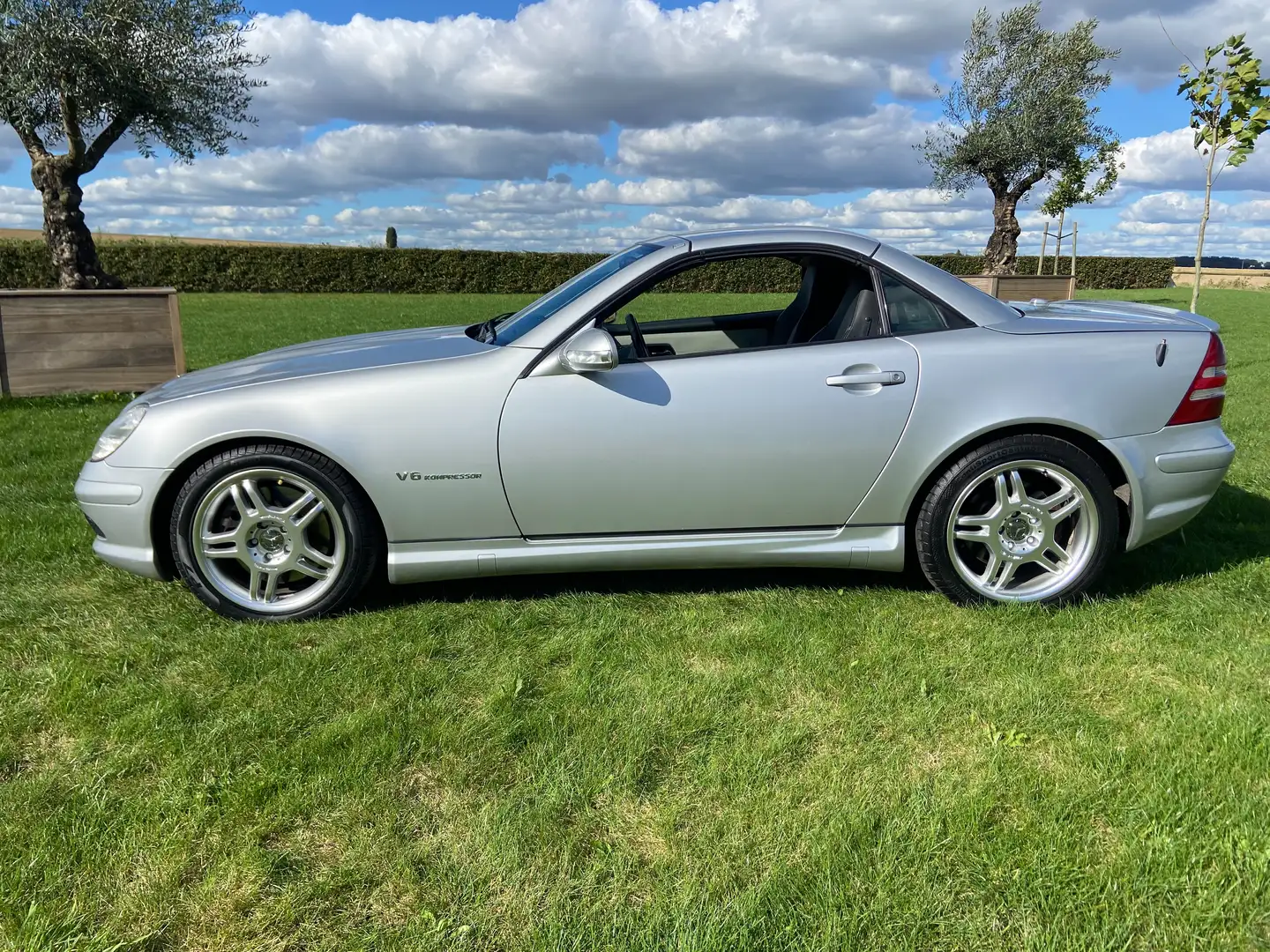 Mercedes-Benz SLK 32 AMG Kompressor ongevalvrij - 1ste lak - 1 eigenaar Silver - 2