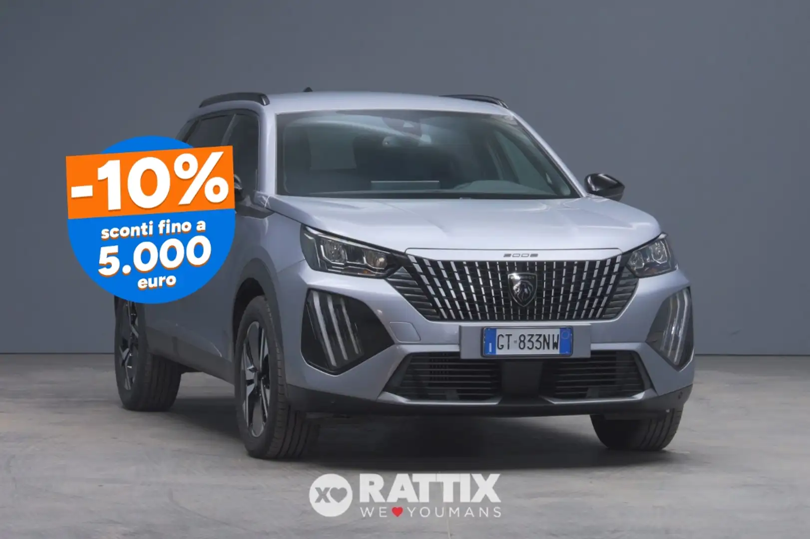 Peugeot 2008 1.2 Puretech 100CV Allure Gris - 1