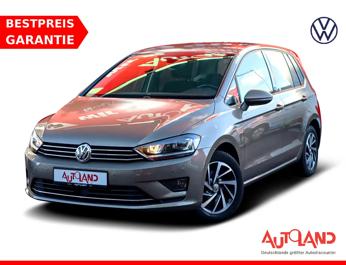 Volkswagen Golf Sportsvan 1.2 TSI Xenon ACC Navi AHK SHZ Braun - 1